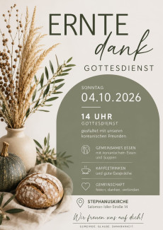 Erntedank in Stephanus